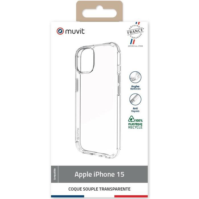 Muvit  Cover per iPhone 15 Antiurto 