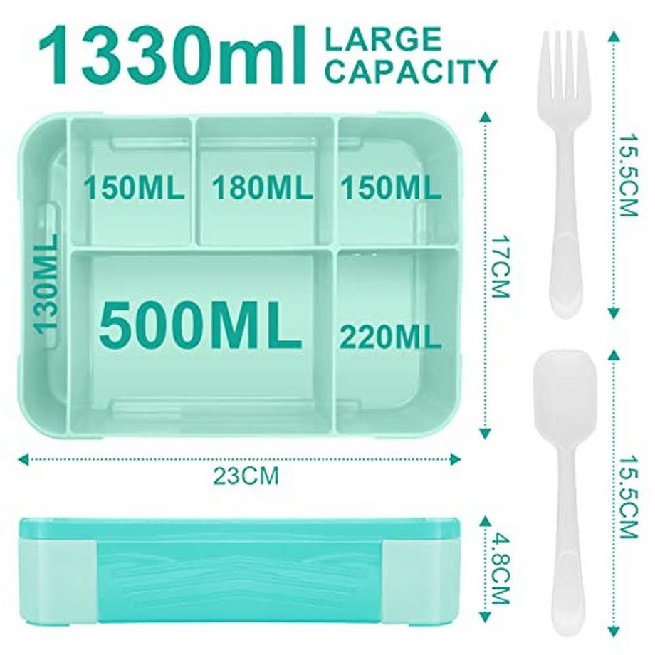 Alopini Auslaufsichere Lunchbox für Kinder, Brotdose, Snackbox, perfekt für Schule, Kindergarten & Ausflüge  