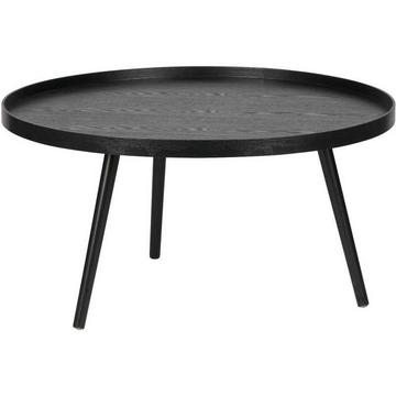 Tavolino Mesa XL in legno nero 78x78