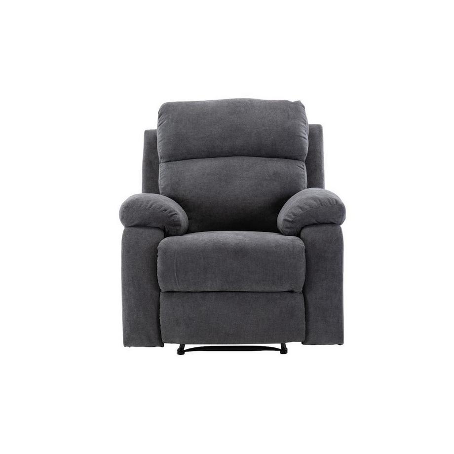 Vente-unique Relaxsessel Fernsehsessel - Stoff - Anthrazit - TOLZANO  