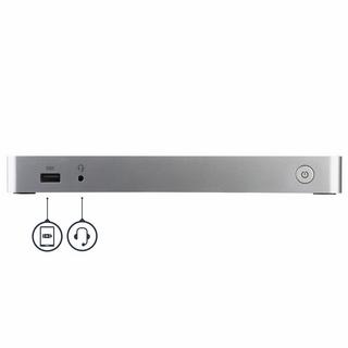 STARTECH.COM  Station d'Accueil USB C Double Écran avec PD 60W pour PC Portables Windows - Dock USB C vers HDMI / DVI - Dock USB 3.1 Gen 1 Type C avec Chargement - Compatible TB3 