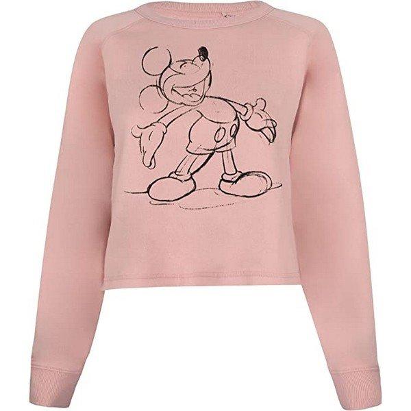 Image of Giggles Sweatshirt Kurz Geschnitten Damen Pink XL