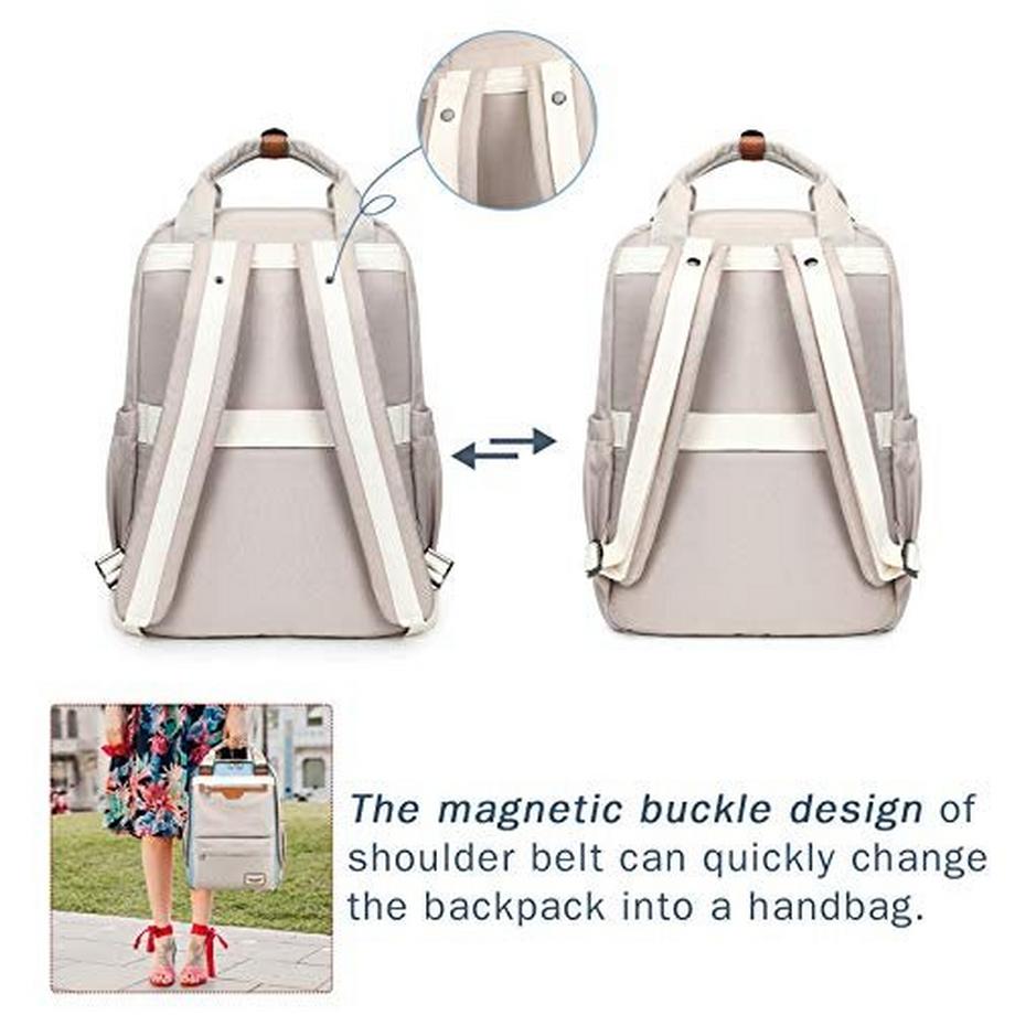 Only-bags.store Mode Schulrucksack Daypack mit Laptopfach  