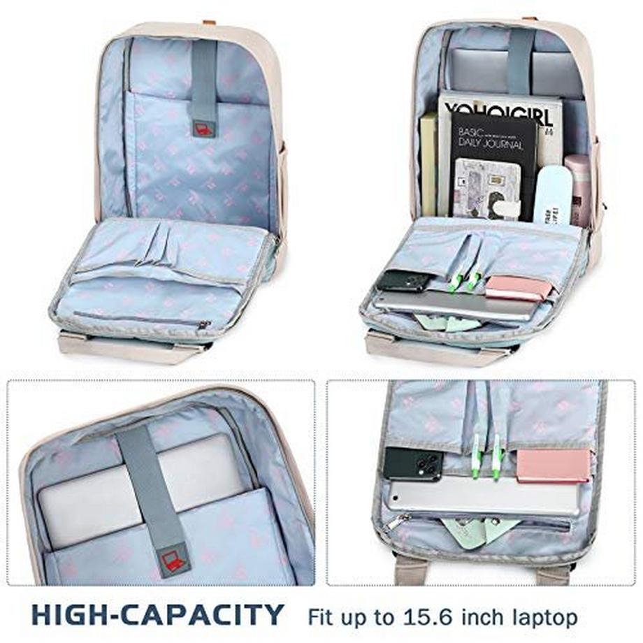 Only-bags.store Mode Schulrucksack Daypack mit Laptopfach  