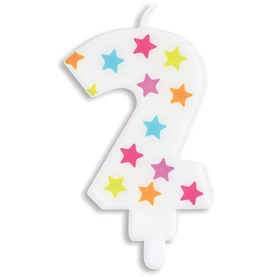 ScrapCooking Kerze Zahl 2  