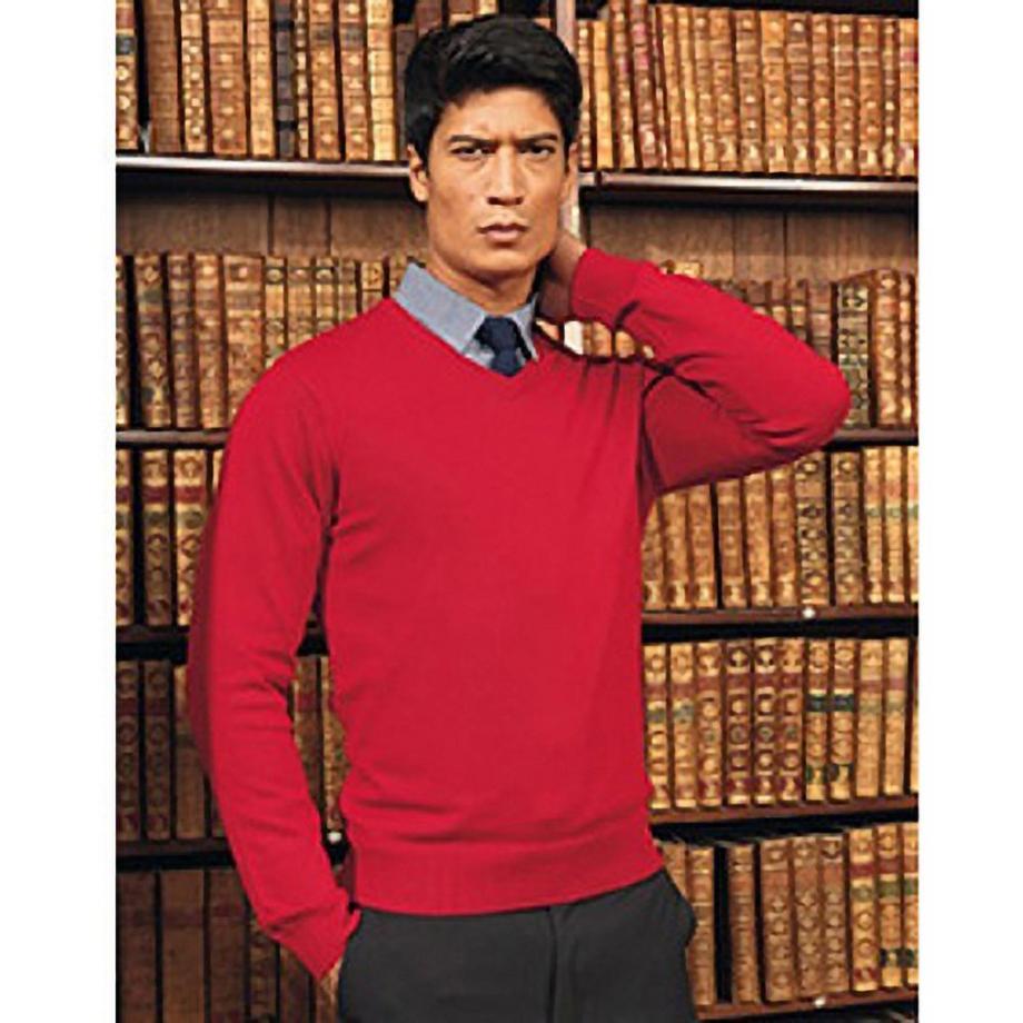 PREMIER Pullover in maglia scollo a V  