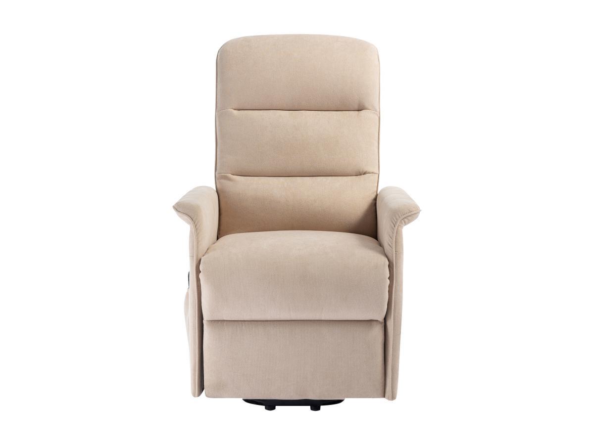 Vente-unique Relaxsessel Fernsehsessel elektrisch - Stoff - Beige - CAPUCINE  