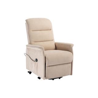 Vente-unique Relaxsessel Fernsehsessel elektrisch - Stoff - Beige - CAPUCINE  