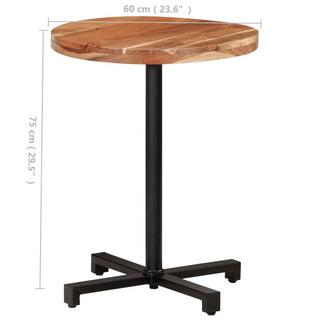 VidaXL Table de bistro bois d'acacia  