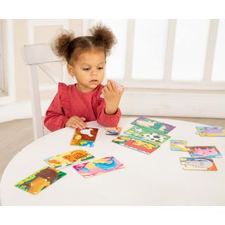 Montessori  À qui le bébé ? Puzzle double - Jouet d'apprentissage Montessori® 