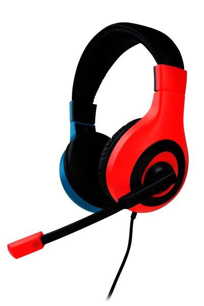 BigBen Connected  Connected SWITCHHEADSETV1R+B Kopfhörer & Headset Kabelgebunden Kopfband Gaming Blau, Rot 