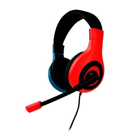 BigBen Connected  Connected SWITCHHEADSETV1R+B Kopfhörer & Headset Kabelgebunden Kopfband Gaming Blau, Rot 