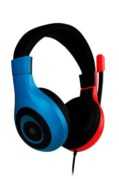 BigBen Connected  Connected SWITCHHEADSETV1R+B Kopfhörer & Headset Kabelgebunden Kopfband Gaming Blau, Rot 