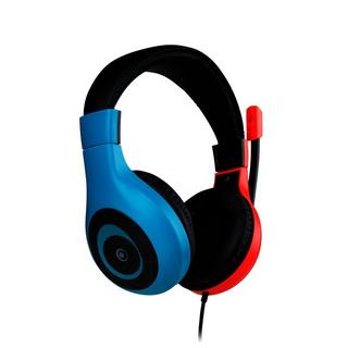 BigBen Connected  Connected SWITCHHEADSETV1R+B Kopfhörer & Headset Kabelgebunden Kopfband Gaming Blau, Rot 