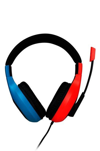 BigBen Connected  Connected SWITCHHEADSETV1R+B Kopfhörer & Headset Kabelgebunden Kopfband Gaming Blau, Rot 