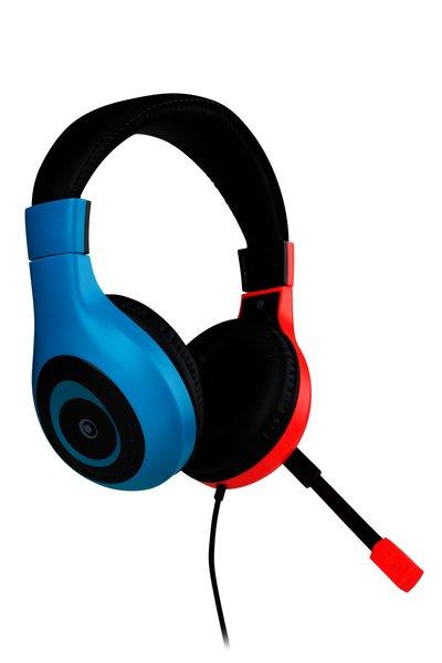 BigBen Connected  Connected SWITCHHEADSETV1R+B Kopfhörer & Headset Kabelgebunden Kopfband Gaming Blau, Rot 