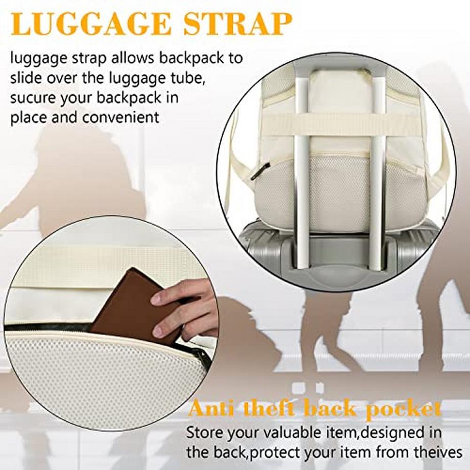 Only-bags.store Zaino per laptop Zaino scuola Antifurto  