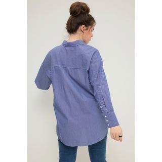 Studio Untold  Camicia dal taglio oversize con righe, collo da camicia e maniche lunghe 