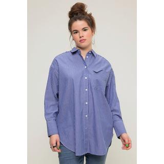 Studio Untold  Camicia dal taglio oversize con righe, collo da camicia e maniche lunghe 