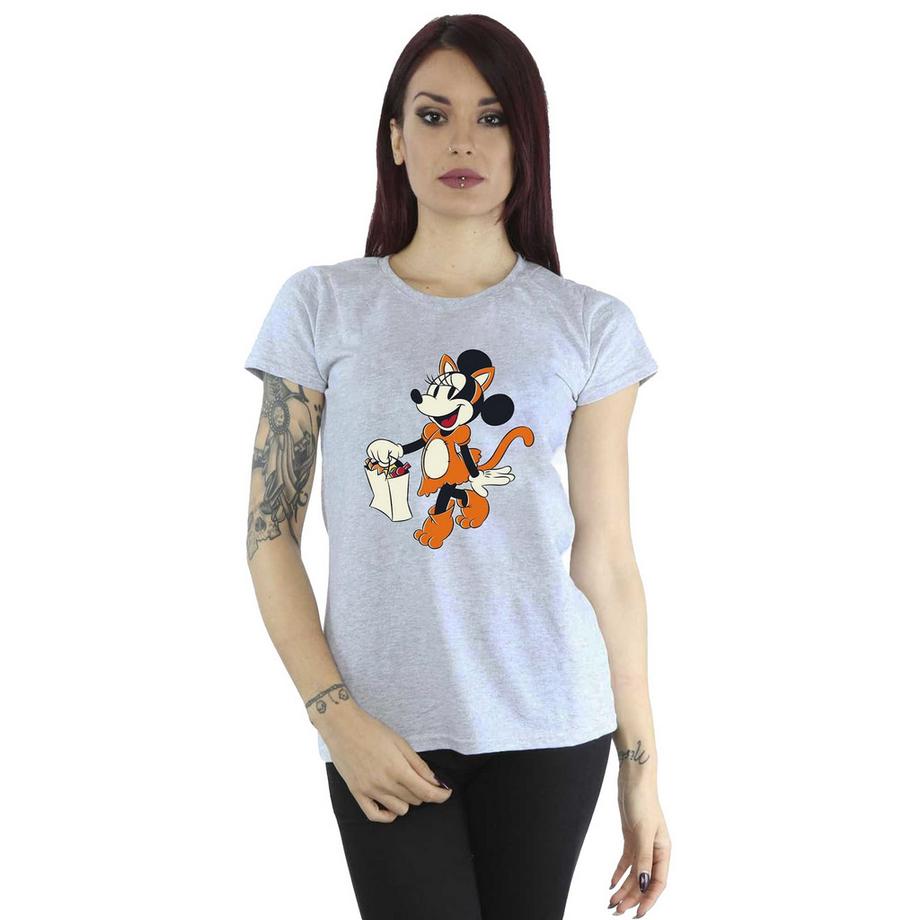 MICKEY MOUSE Cat Trick Or Treat T-Shirt  