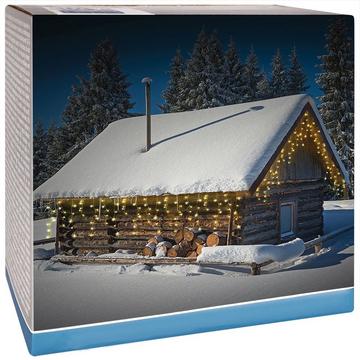 Lichterkette 180 LED: Perfekt für Weihnachten, drinnen & draußen