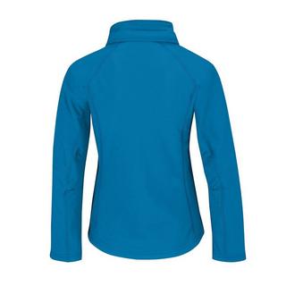 B and C Giacca Softshell con Cappuccio Antivento Resistente all'Acqua Traspirante  