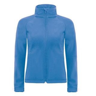 B and C Giacca Softshell con Cappuccio Antivento Resistente all'Acqua Traspirante  