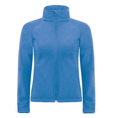 B and C Giacca Softshell con Cappuccio Antivento Resistente all'Acqua Traspirante  