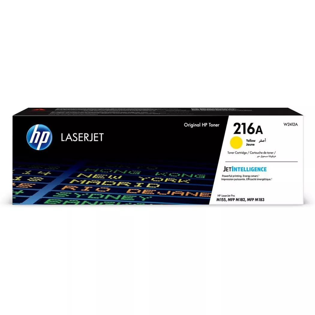 Hewlett-Packard – HP Toner-Modul 216A yellow W2412A CLJ Pro M155/182/183 850 S., One Size
