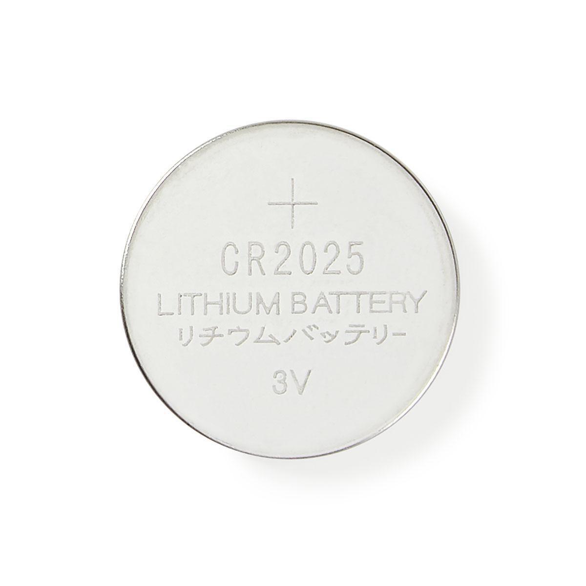 Image of Lithium-knopfzellenbatterie Cr2025 | 3 V Dc | 5-blister | Silber Unisex ONE SIZE