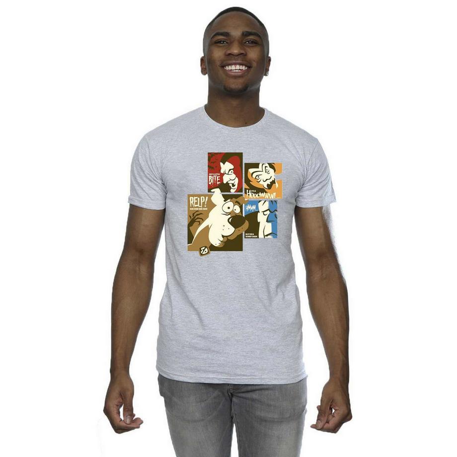 SCOOBY DOO Visages Imprimé Slim Fit T-Shirt  