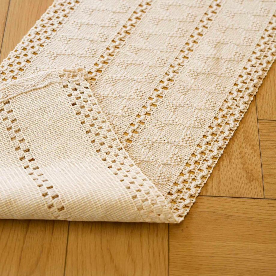 Alopini Chemin de Table Boho Macramé  