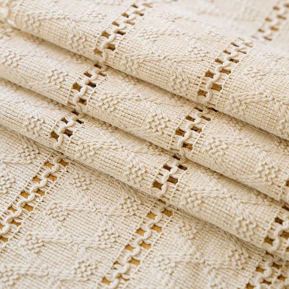 Alopini Chemin de Table Boho Macramé  