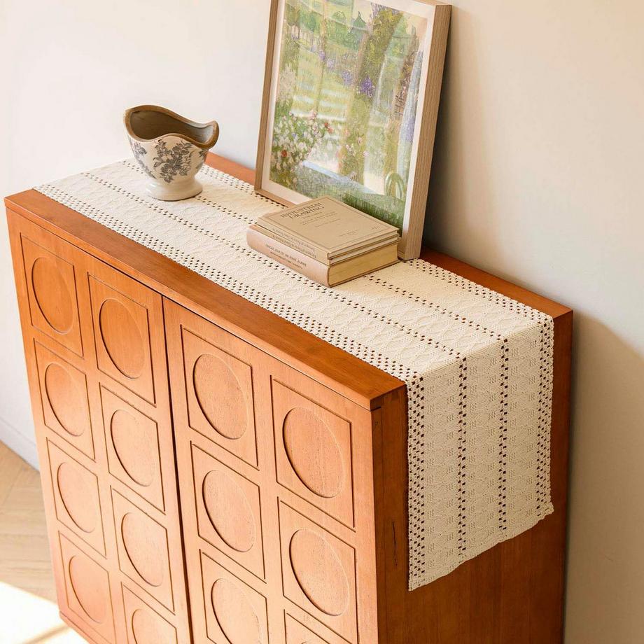 Alopini Chemin de Table Boho Macramé  