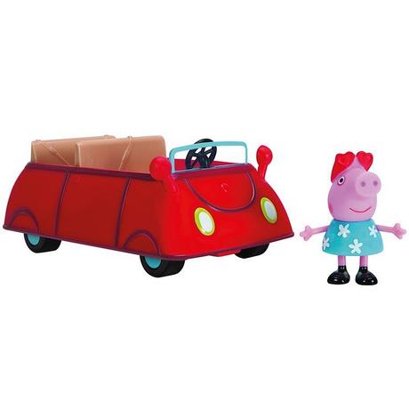 jazwares  Peppa Pig Kleines rotes Auto 