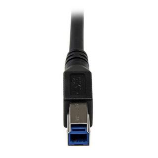 STARTECH.COM  Câble USB 3.0 SuperSpeed A vers B coudé à angle droit 1 m - M/M - Noir 