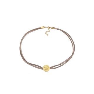 Elli  Collier Femmes Choker Plaquette Pendentif Géo 