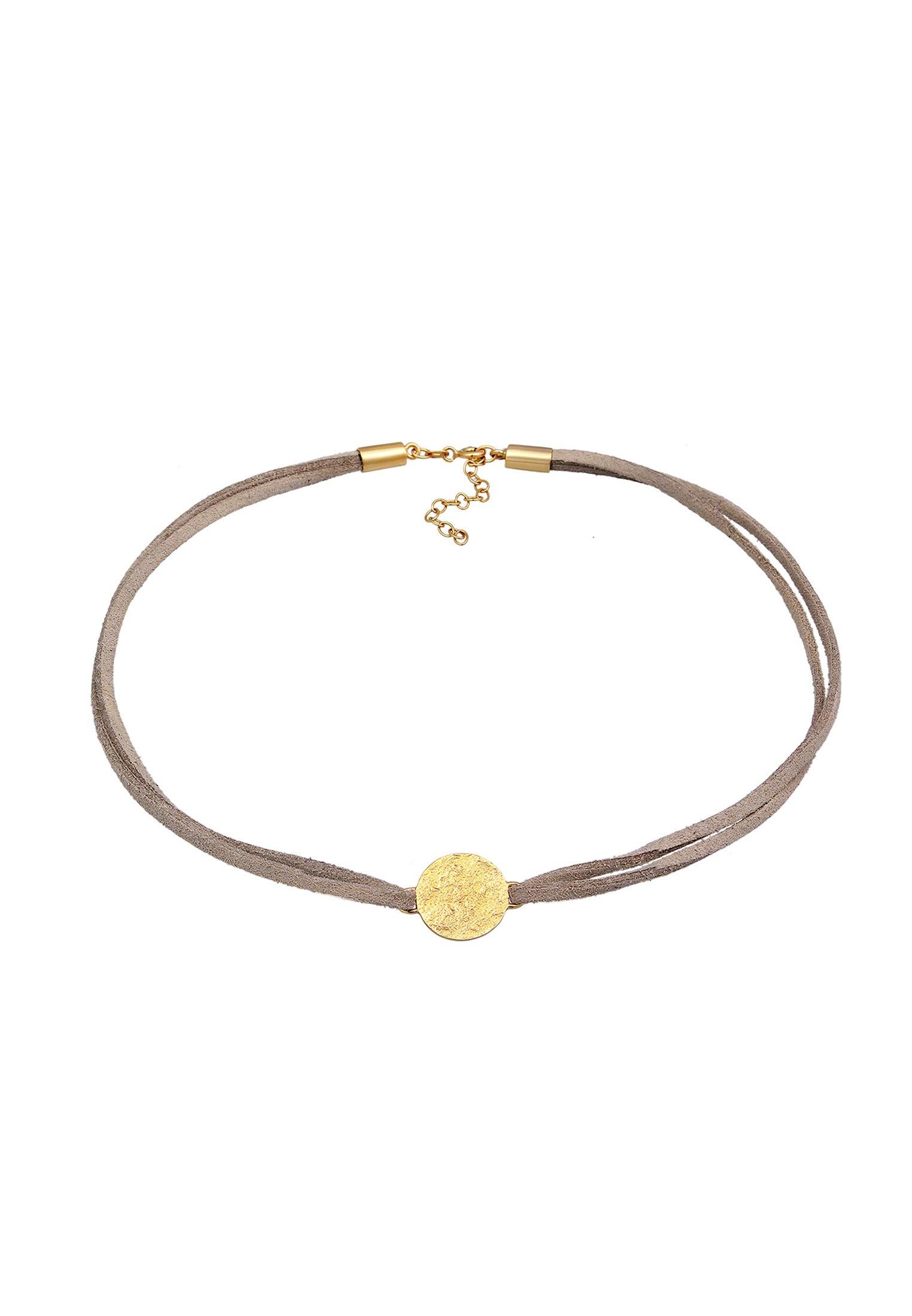 Elli  Collier Femmes Choker Plaquette Pendentif Géo 