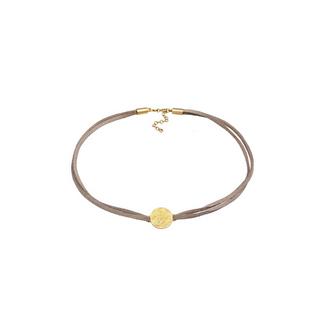 Elli  Collier Femmes Choker Plaquette Pendentif Géo 