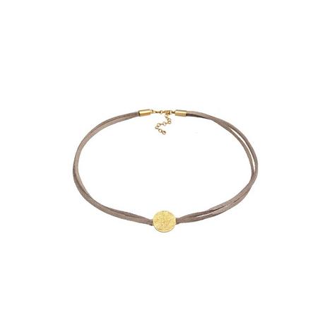 Elli  Collier Femmes Choker Plaquette Pendentif Géo 