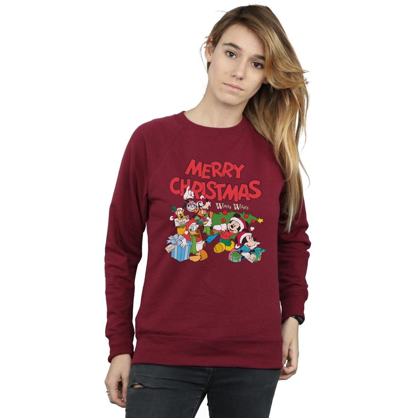 Disney  Sweat MICKEY MOUSE AND FRIENDSWINTER WISHES 