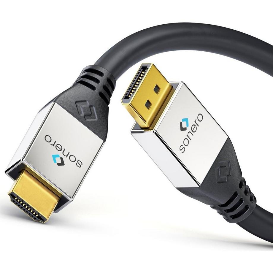 sonero  sonero S-DC100-030 cavo e adattatore video 3 m DisplayPort HDMI Nero 