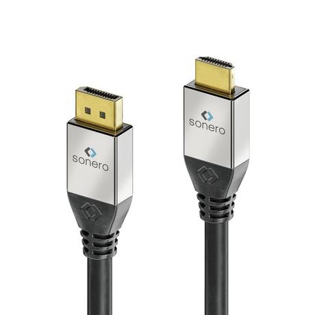 sonero  sonero S-DC100-030 câble vidéo et adaptateur 3 m DisplayPort HDMI Noir 