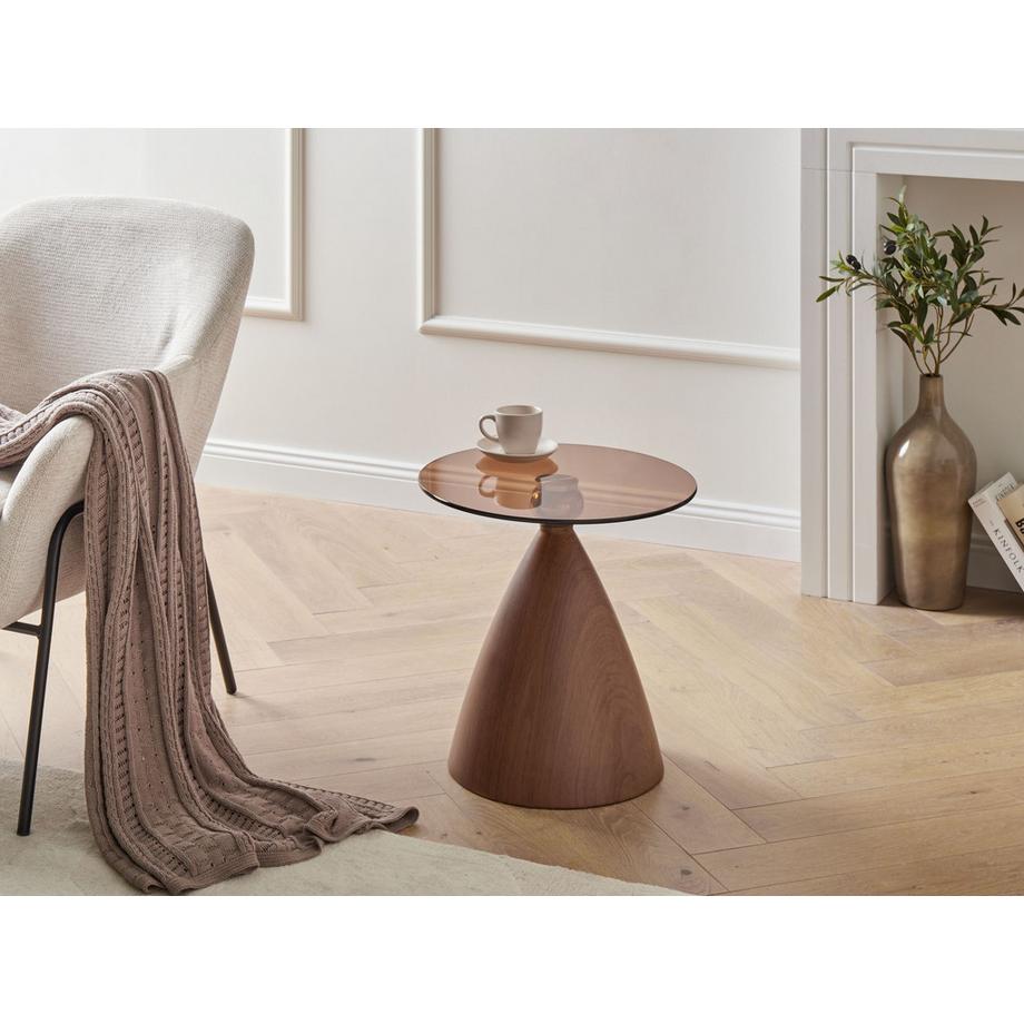 Beliani Table d'appoint en Métal  CORELLA  