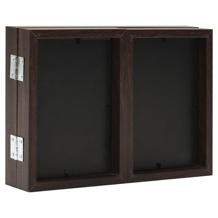 VidaXL Cadre photo dépliable en trois mdf  