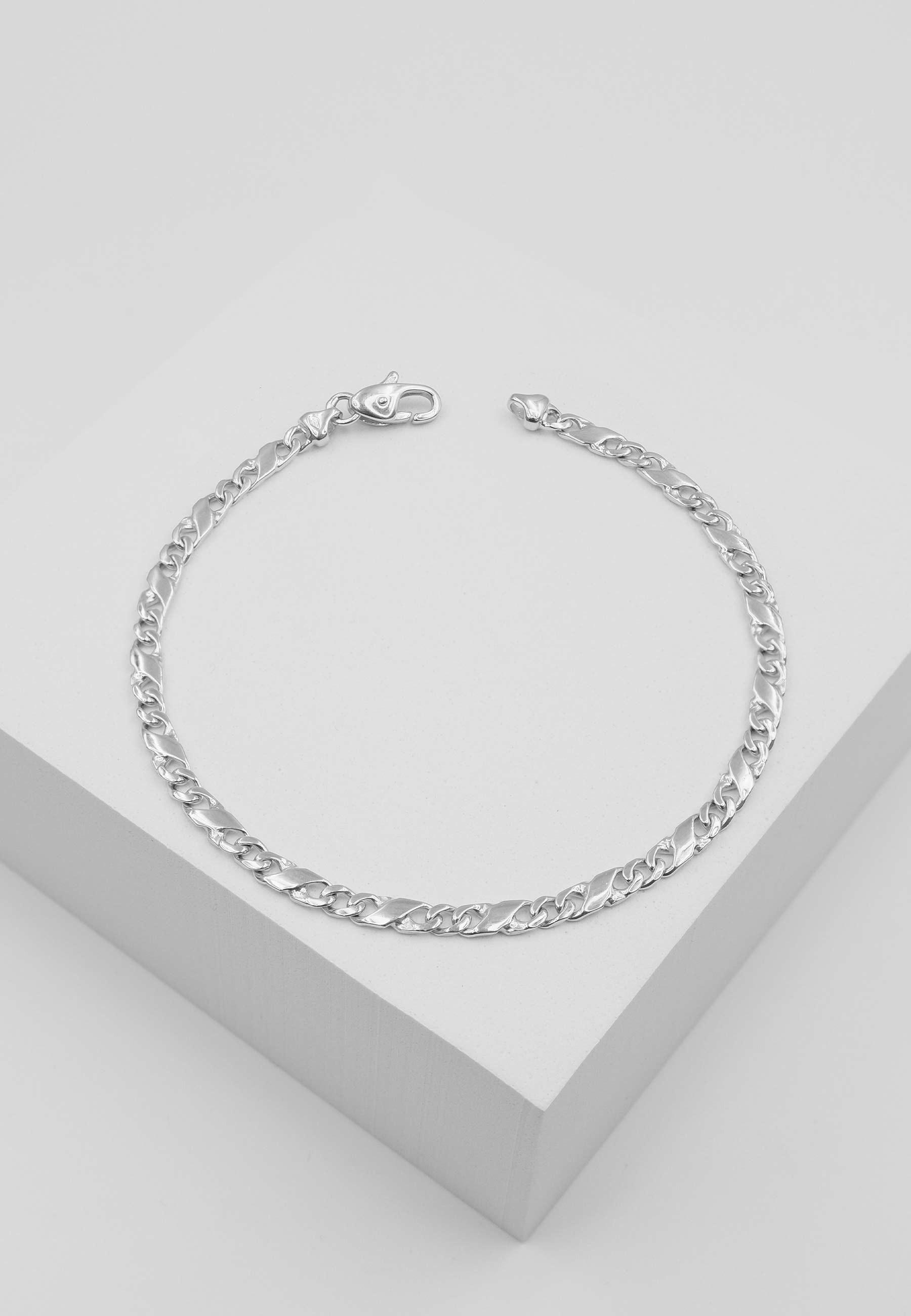 MUAU Schmuck  Bracelet Carrera en or blanc 750, 22cm, 4mm 