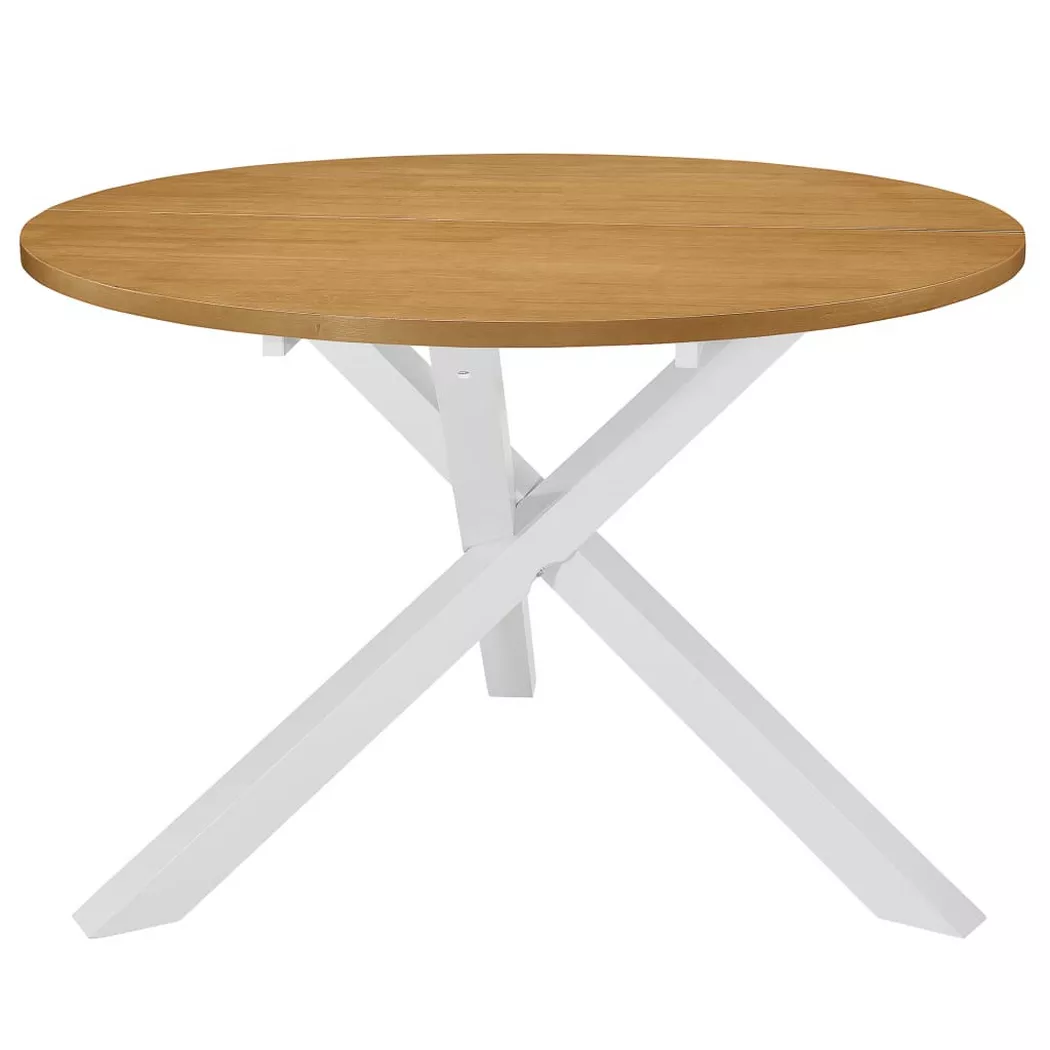 Table de salle à manger Blanc 120 x 75 cm MDF