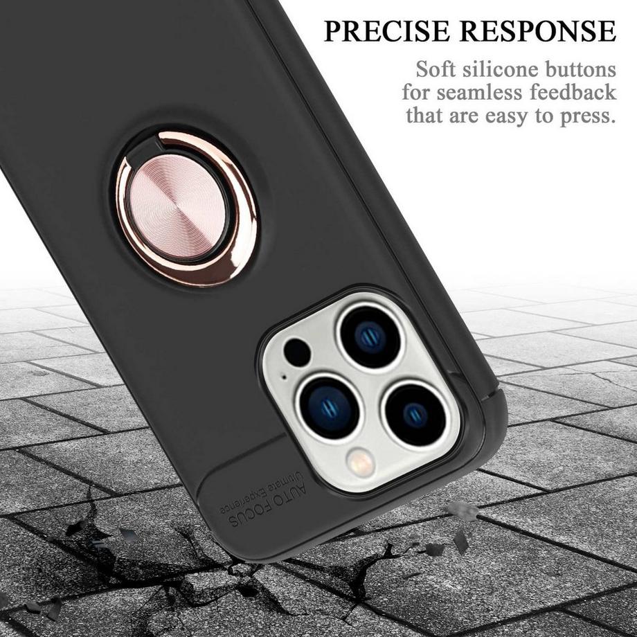 Cadorabo  Hülle für Apple iPhone 14 PRO MAX Fokus Ring TPU Silikon 