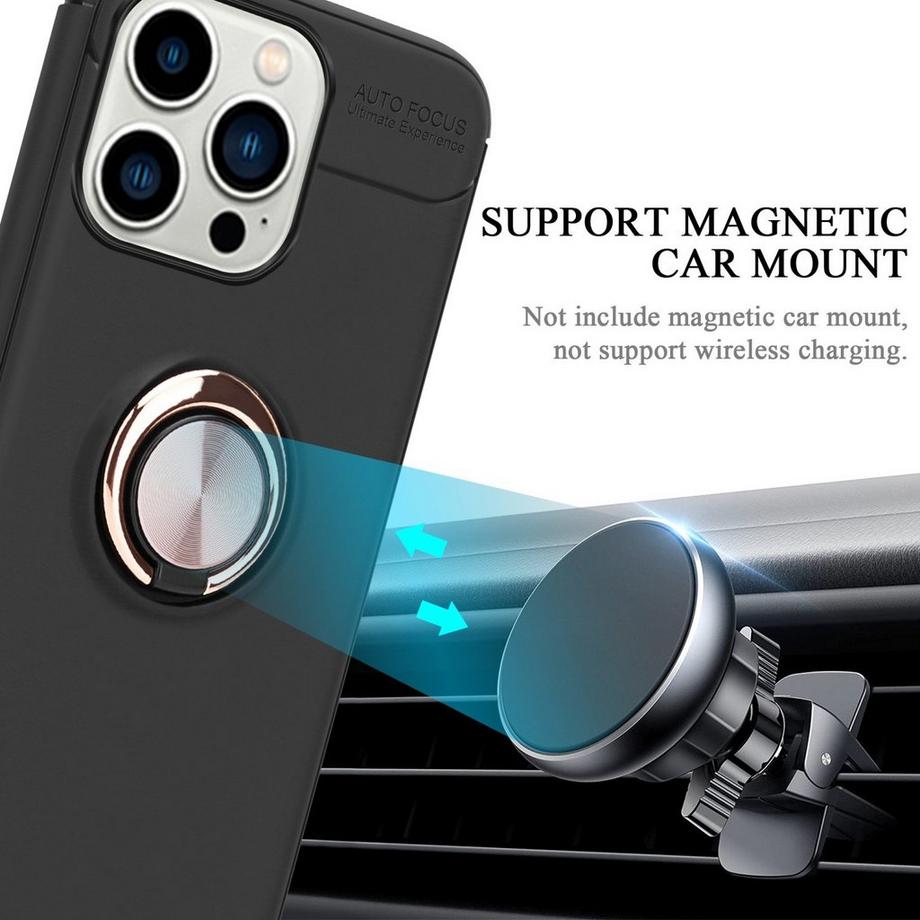 Cadorabo  Hülle für Apple iPhone 14 PRO MAX Fokus Ring TPU Silikon 