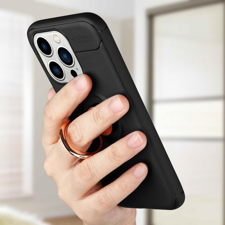 Cadorabo  Hülle für Apple iPhone 14 PRO MAX Fokus Ring TPU Silikon 